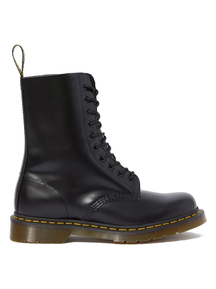 Dr. Martens Leder-Boots in Schwarz - 39