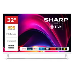 Sharp 32HE2745EW Fernseher 32 Zoll Smart TV powered by TiVo - HDR Fernseher mit HD Auflösung (2026)