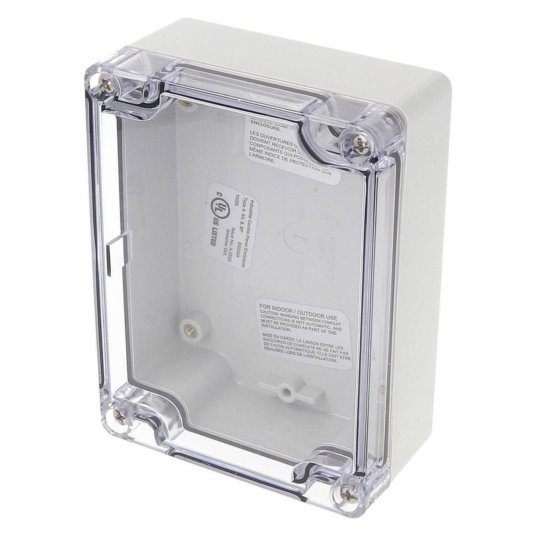 Hammond Wasserdichtes Polycarbonatgehäuse, 119 X 89 X 45, Geräucherter Deckel (Gehäuse) (1554FL2GYSL)