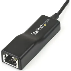 StarTech USB 2.0 to 10/100 Fast Network Adapter (USB, RJ45 (1x)), Netzwerk Adapter, Schwarz