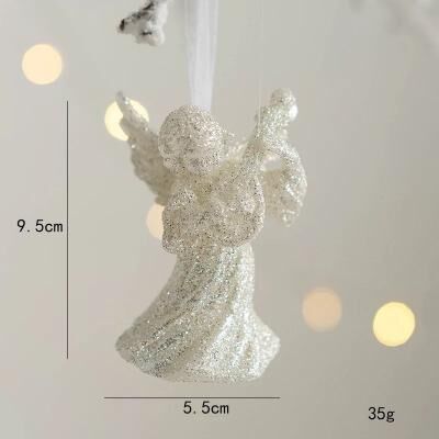 Uplift Treasures Christmas Tree Hanging Pendant Deer Angel And Star Ornament 1