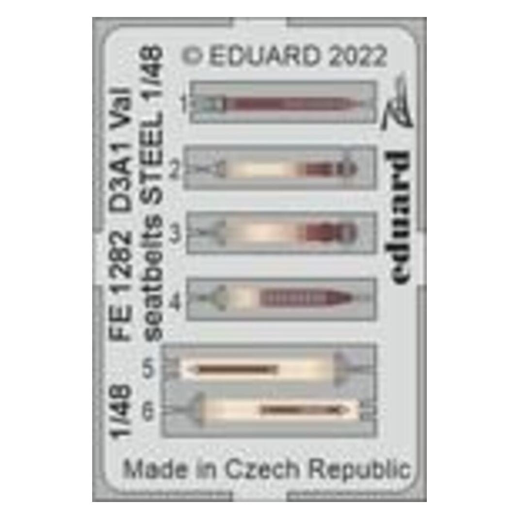 Eduard D3A1 Val seatbelts STEEL 1/48 (FE1282)