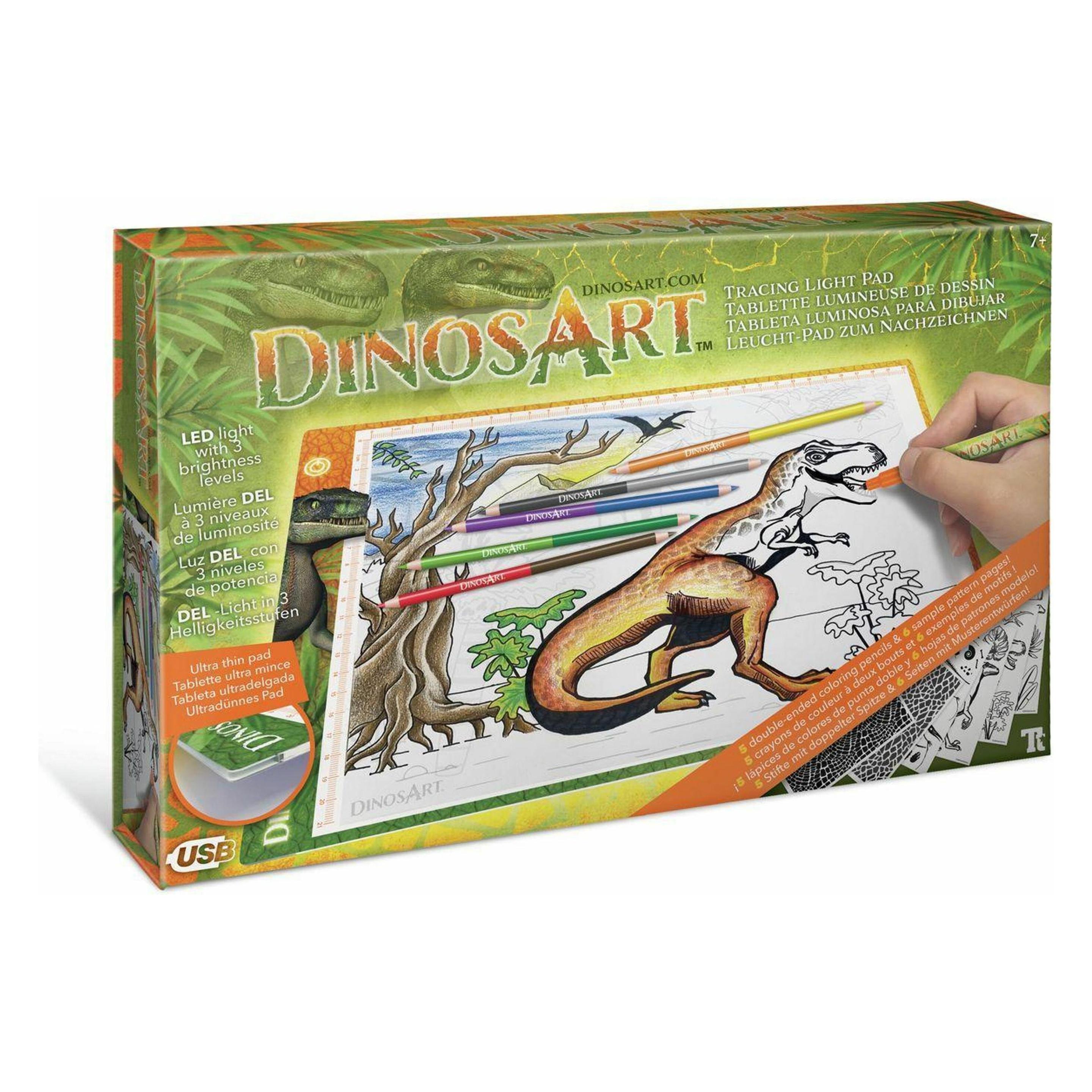 DinosArt Dino Leuchtpad zum Nachzeichnen (DA15151)