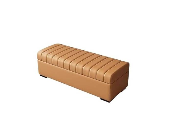 Fußbank Eingangstür Lagerung Schuhwechselhocker, Schlafzimmer Bett-End-Hocker, Bekleidungsgeschäft Umkleideraum, Ruheraum, lange Lederkunst Bankhocker Eingang Ottomane