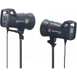 Elinchrom ELC 500/500 TTL Set (Set, 500 Ws), Studioblitz, Schwarz