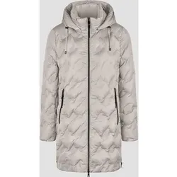 LEBEK Lebek Damen Mantel Mantel mit Kapuze Winter, Größe 46 in Beige Beige