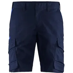 Blakläder, Arbeitshose, Shorts Industrie Stretch, marineblau / kornblau, Konfektionsgrösse 46 (46)