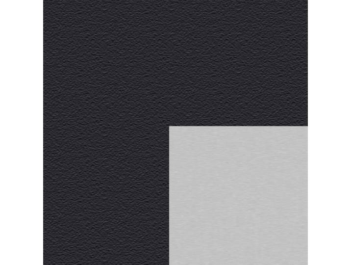 Willisau Prato Esstisch mit HPL-Platte - HPL Schwarz - Aluminium natur gebürstet - 160 Modern, Natur