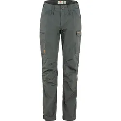 FJÄLLRÄVEN Kaipak Curved Trekkinghose Damen | Gr. 34 | grau - grau