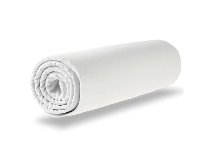 Fixleintuch Jersey Weiss