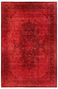 Overton "Overdyed, One-of-a-Kind Hand-Knotted Area Rug - Pink - 11' 10"" x 18' 4"""