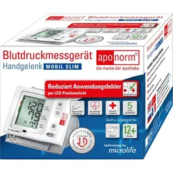 Aponorm Blutdruck Messgerät Mobil Slim Handgelenk 1 ST