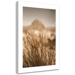 WANDBILD vertrocknetes gras