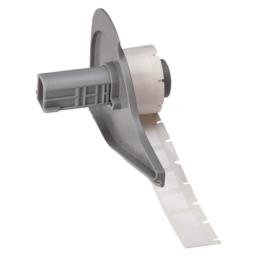 Brady M7-17-351, fälschungssicheres Vinyl, Weiss, matt, 25.40 x 12.70 mm (500 E.) (M7-17-351)
