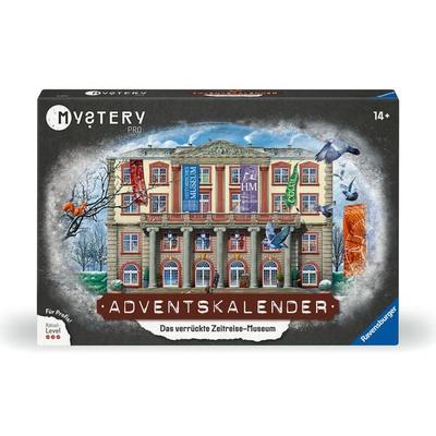 Ravensburger Mystery Pro Adventskalender - Das verrückte Zeitreisemuseum - Escape Room Erlebnis mit 24 Rätseln für Erwachsene und Teenager ab 14