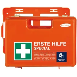 Verbandkoffer Nahrungsmittel DIN 13157 mit Wandhalterung