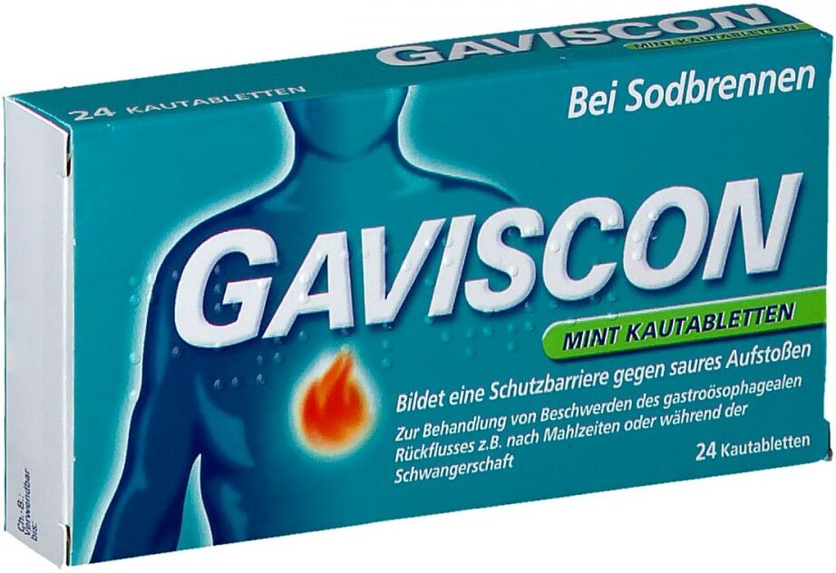 GAVISCON Mint Kautabletten 24stk