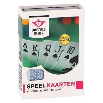 Longfield Longfield Spielkarten 100% Kunststoff in Box (390114)