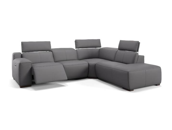 Leder Ecksofa Eckcouch LORETO mit Relaxfunktion