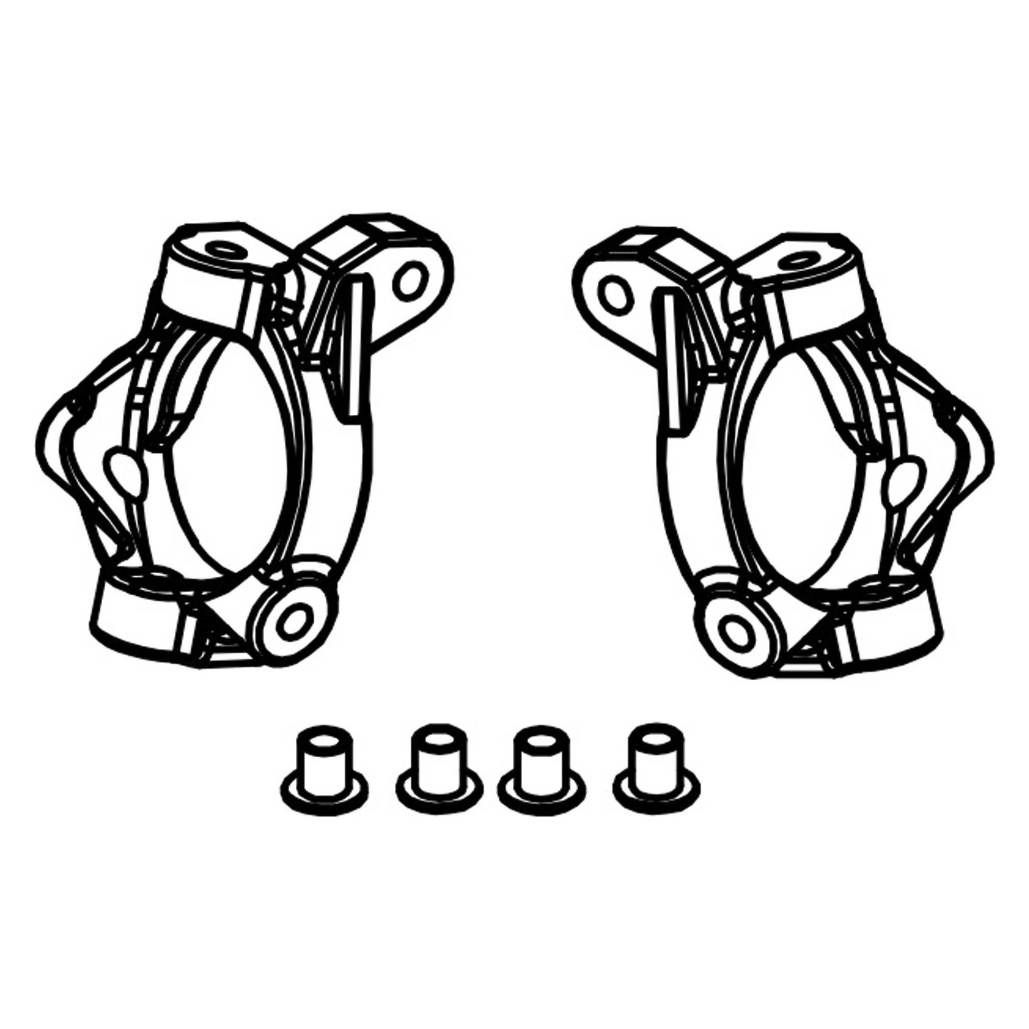 Absima C-Mounts L/R (1610103)