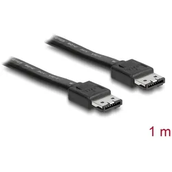 Delock Kabel eSATA 3 Gb/s Buchse > eSATA Buchse 1 m schwarz