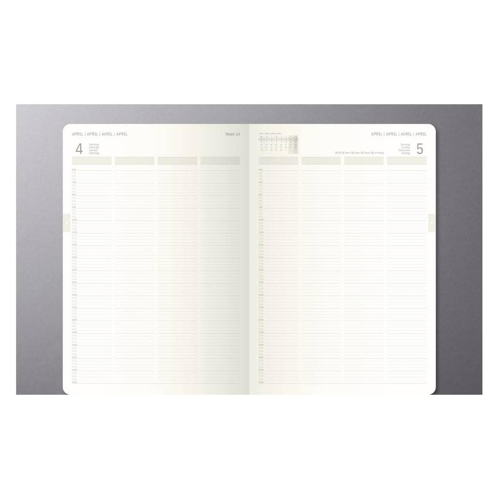 Sigel Terminplaner Conceptum 2027, A4+, schwarz (A4+, 1 Tag / 1 Seite) (C2704)