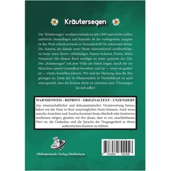 Zimmerer:Kräutersegen, Ratgeber von Emma Maria Zimmerer