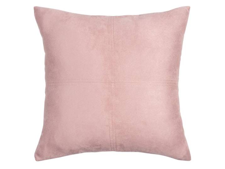 Kissen aus Wildlederoptik, rosa, 40x40cm