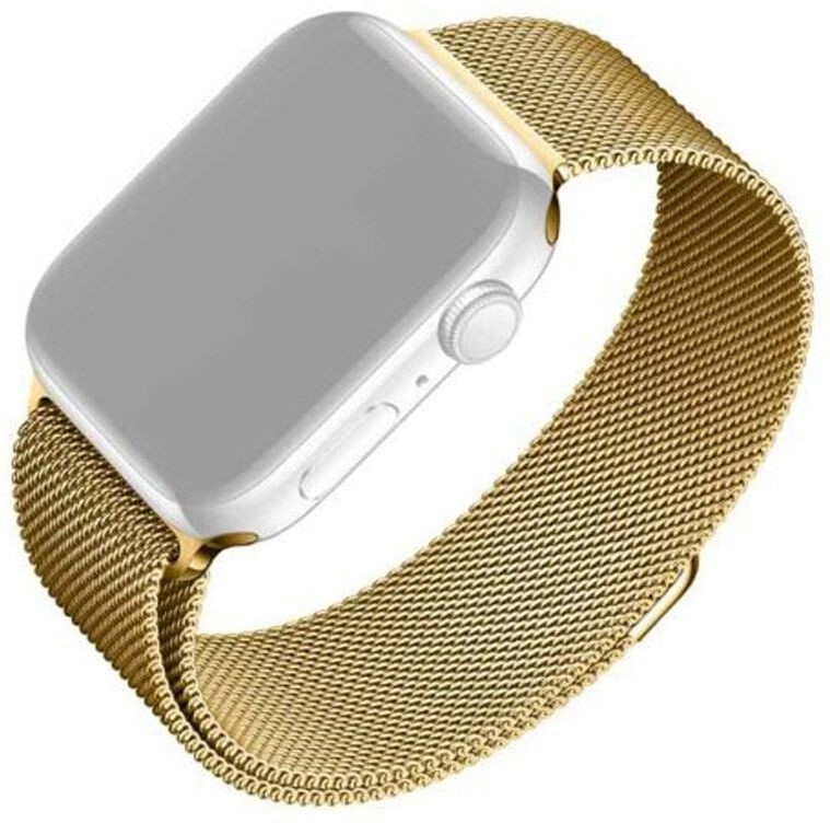 Apple Watch (42/44/SE/45/49mm) - Fixed Mesh Rem - Guld