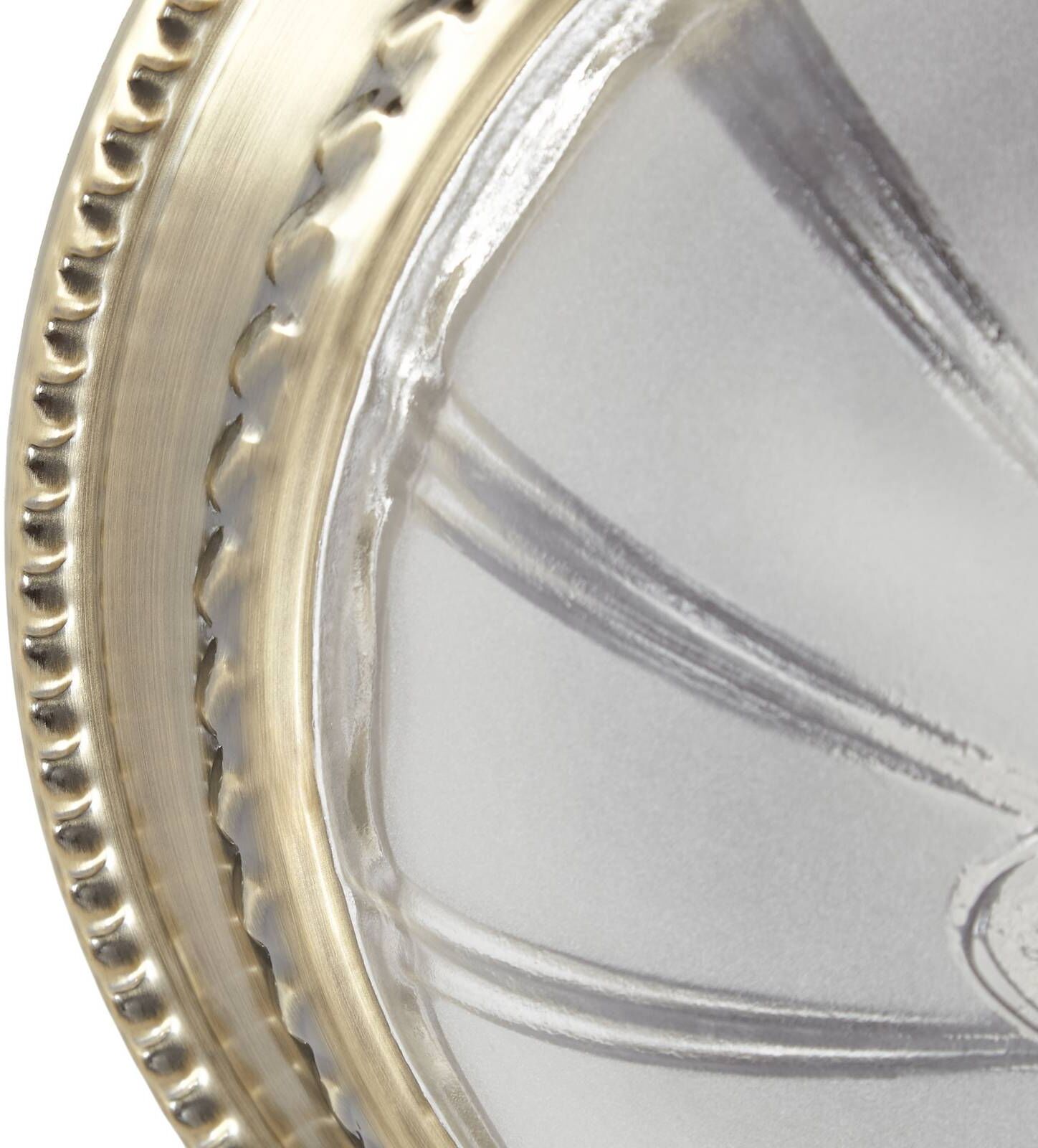 LED Ceiling Light Henja Lindby, dimmable, Bronze / antique brass, Living / Dining Room, Glass, Antique, Ceiling Light