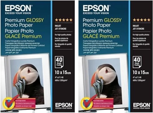 Epson Paper Premium Glossy Photo 10 x 15 40 Blatt
