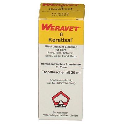 Keratisal 6 Tropfen vet. 20 ml
