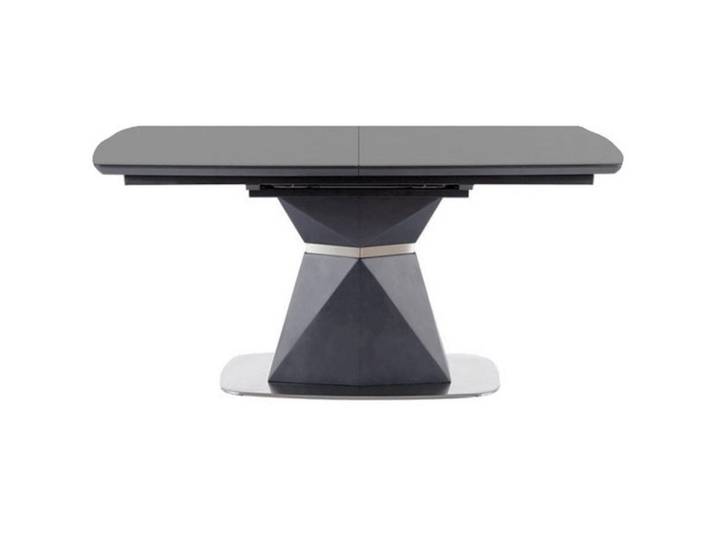 Feldmann-Wohnen Esstisch Cortez grau / anthrazit 160 / 90 / 76cm, Grau, Grau, Holz, Rechteckig,Rechteckig, 160x76x90 cm, Esszimmer, Esstische