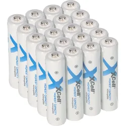 20x XCell Micro AAA Akku Ni-MH 1,2V 1150mAh
