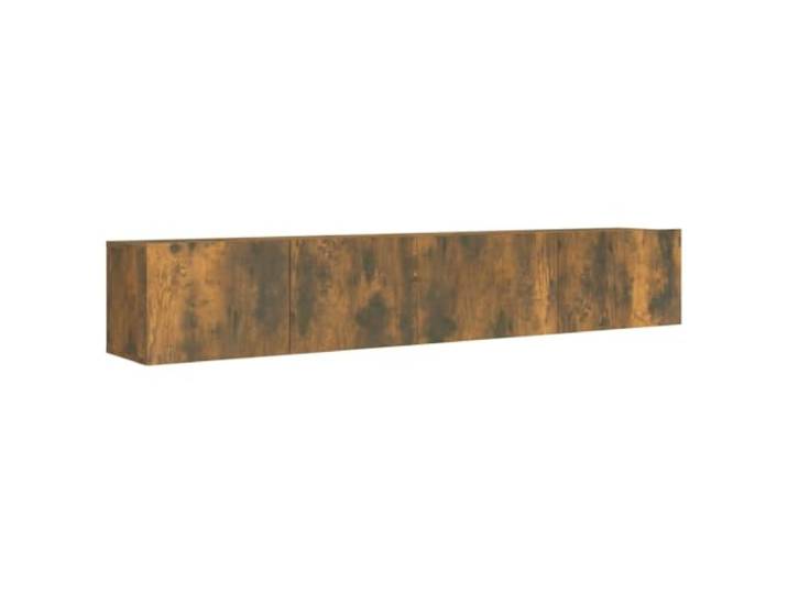 hliofuir 2-tlg TV-Schrank-Set Wandmontage Räuchereiche Holzwerkstoff Schwebendes Hängeboard für Wohnzimmer oder Schlafzimmer schafft flexible Ordnung für Medien und Deko an jeder Wandfläche.