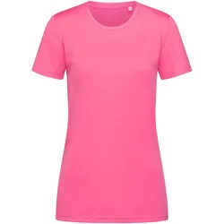 Stedman Damen Interlock Sport T-Shirt Active-Dry ST8100 sweet pink S
