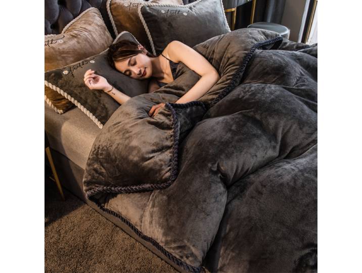 Couettes tendance avec garnissage en peluche, couette épaisse, couverture d'hiver, couette chaude pour le printemps et l'automne, housse de couette amovible et lavable.