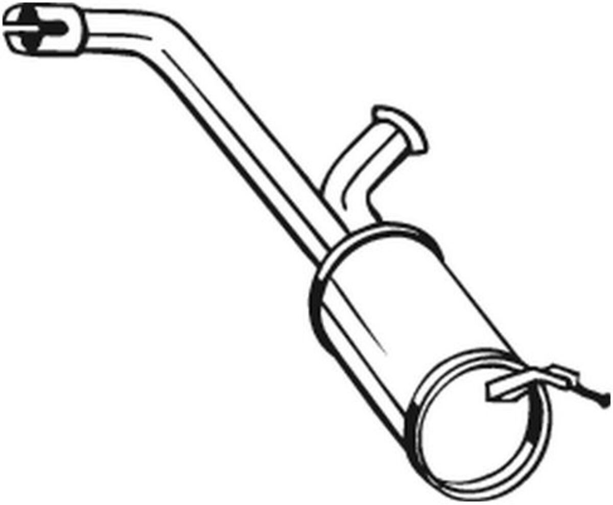 Bosal Silenziatore posteriore 135-099