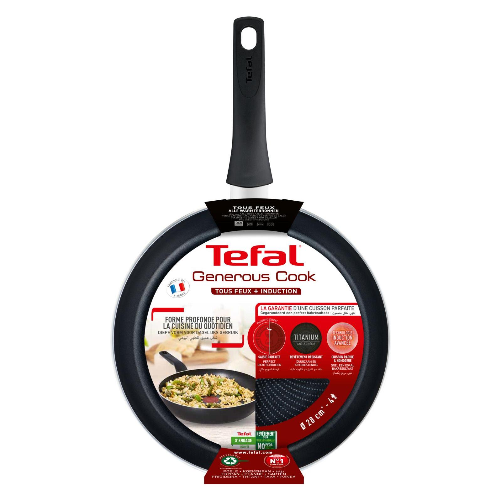Tefal TEF Pfanne 24cm (Bratpfanne, Aluminium, 24 x 8.40 cm) (C27804)