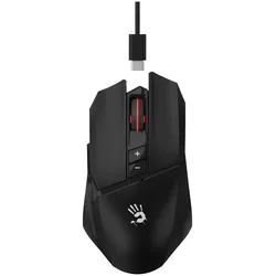 A4Tech Computermaus 47696 Bloody R36 Ultra Black (Kabellos), Maus, Schwarz