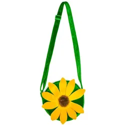 Tasche "Blume", grün-gelb