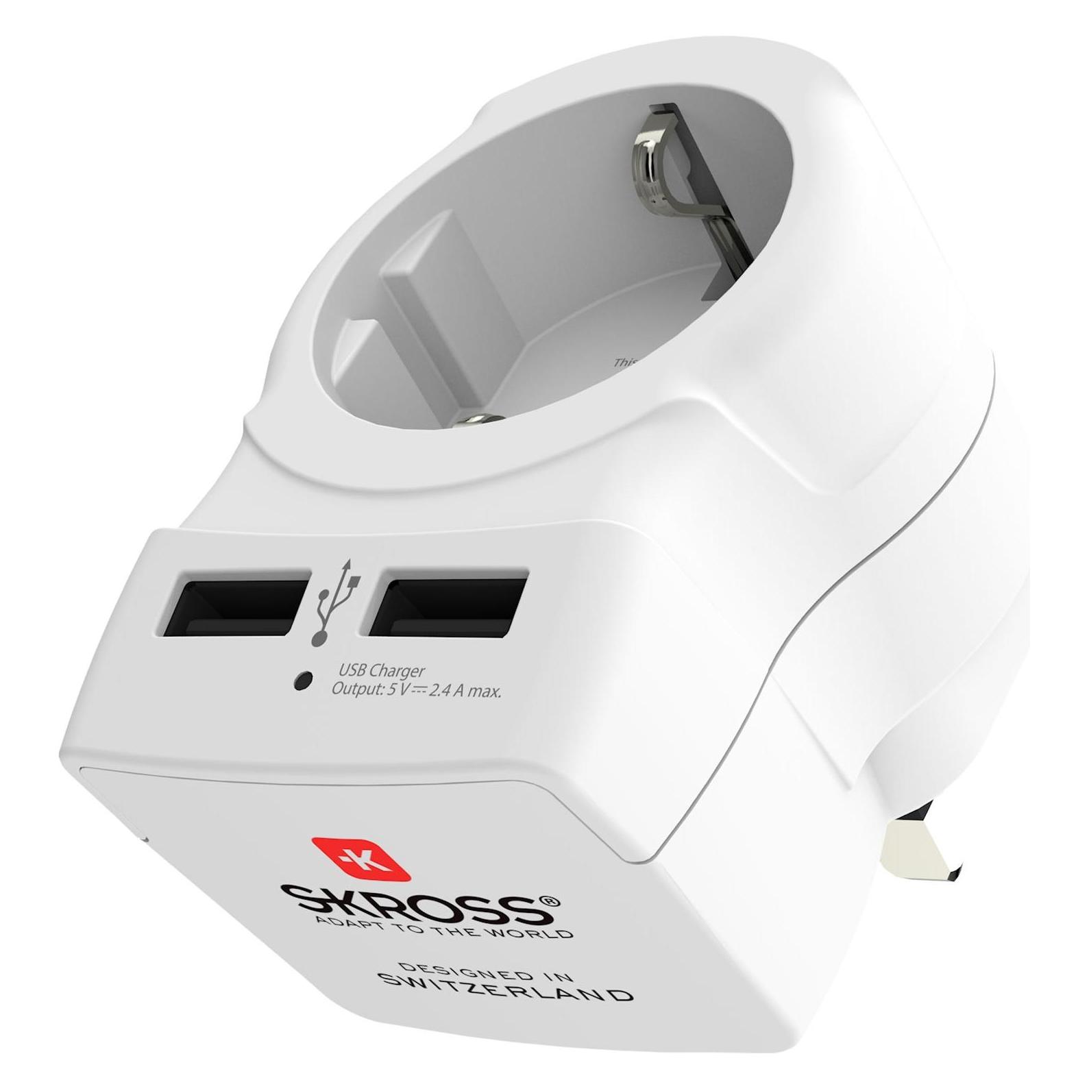 Skross Europe to UK USB (1.500280)