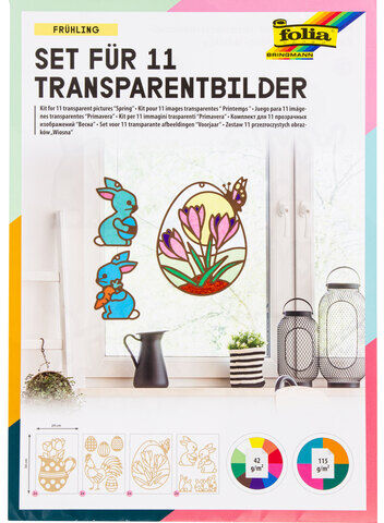 folia Transparentbilder "Frühling", 11 Stück