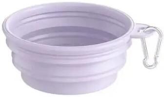Uplifted Finds Nomad Fold Ultra Light Travel Bowl purple 350 Ml
