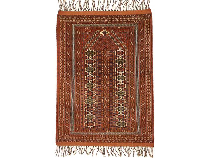 Turkaman Limited Teppich 98x132 Handgeknüpft Orientteppich Perserteppich Wolle
