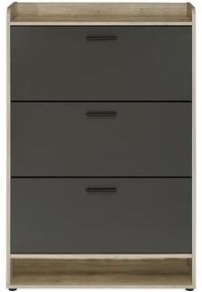 Simple Relax 3-Tier Wooden Shoe Cabinet
