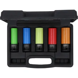 KS TOOLS 1/2" Alu-Felgen Kraft-Stecknuss-Satz robust 5tlg. - 515.0870