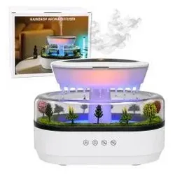 No Name, Aroma Diffuser, Nawilżacz Powietrza Dyfuzor Zapachowy Efekt Deszczu Światło LED Zasilacz