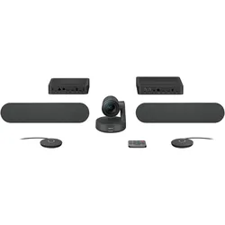 Logitech Rally Plus, Konferenzgerät, Schwarz