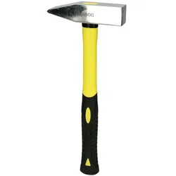 KS Tools, Hammer, EDELSTAHL Schlosserhammer, mit Fiberglasstiel, 3000 g (3000 g)